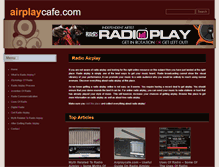 Tablet Screenshot of airplaycafe.com